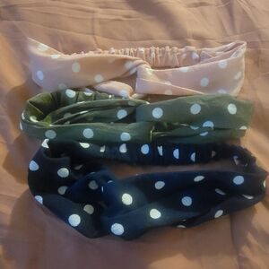 Polka Dot Headband Set